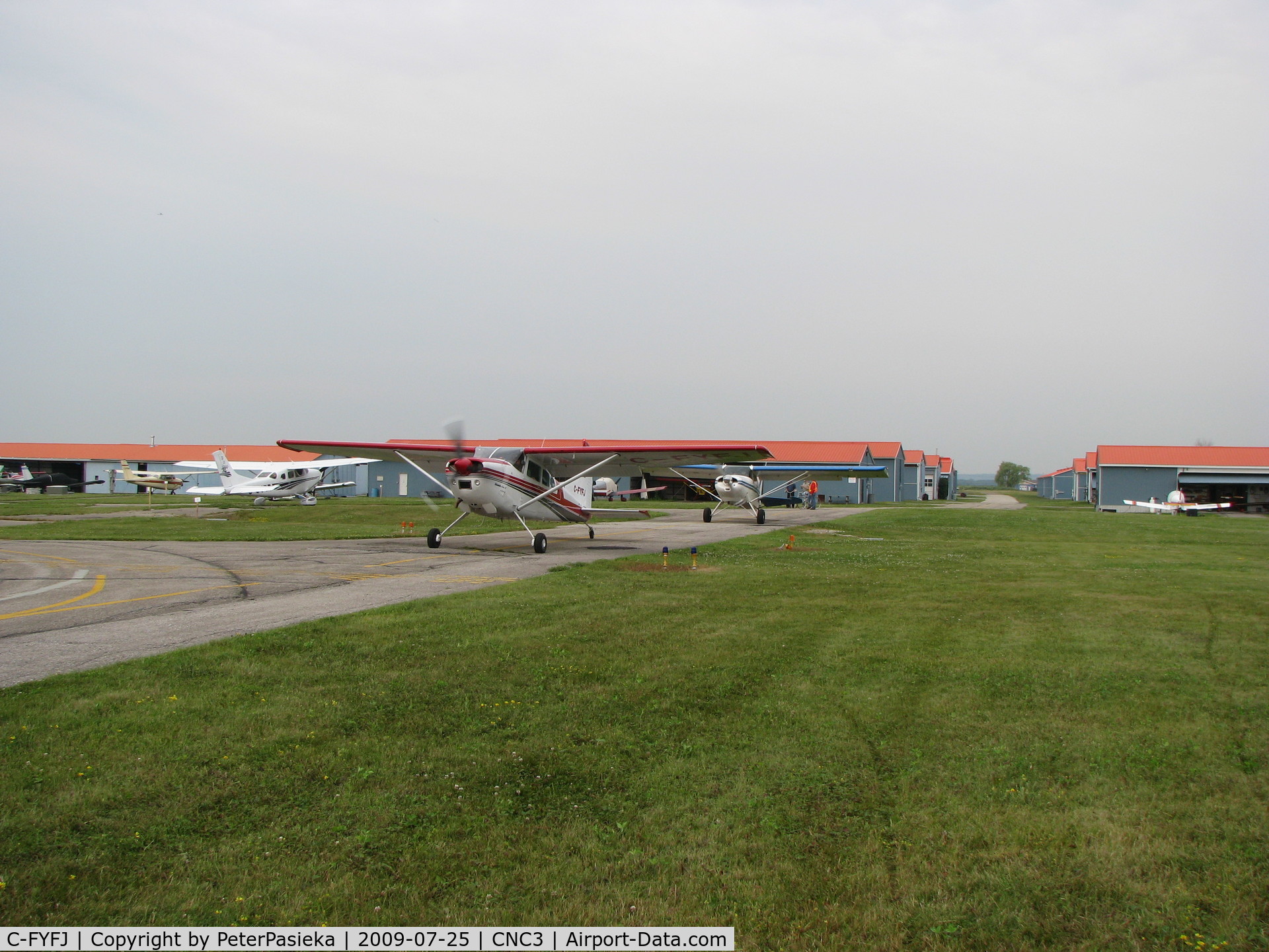 C-FYFJ, Cessna A185F Skywagon 185 C/N 18503797, @ Brampton Airport