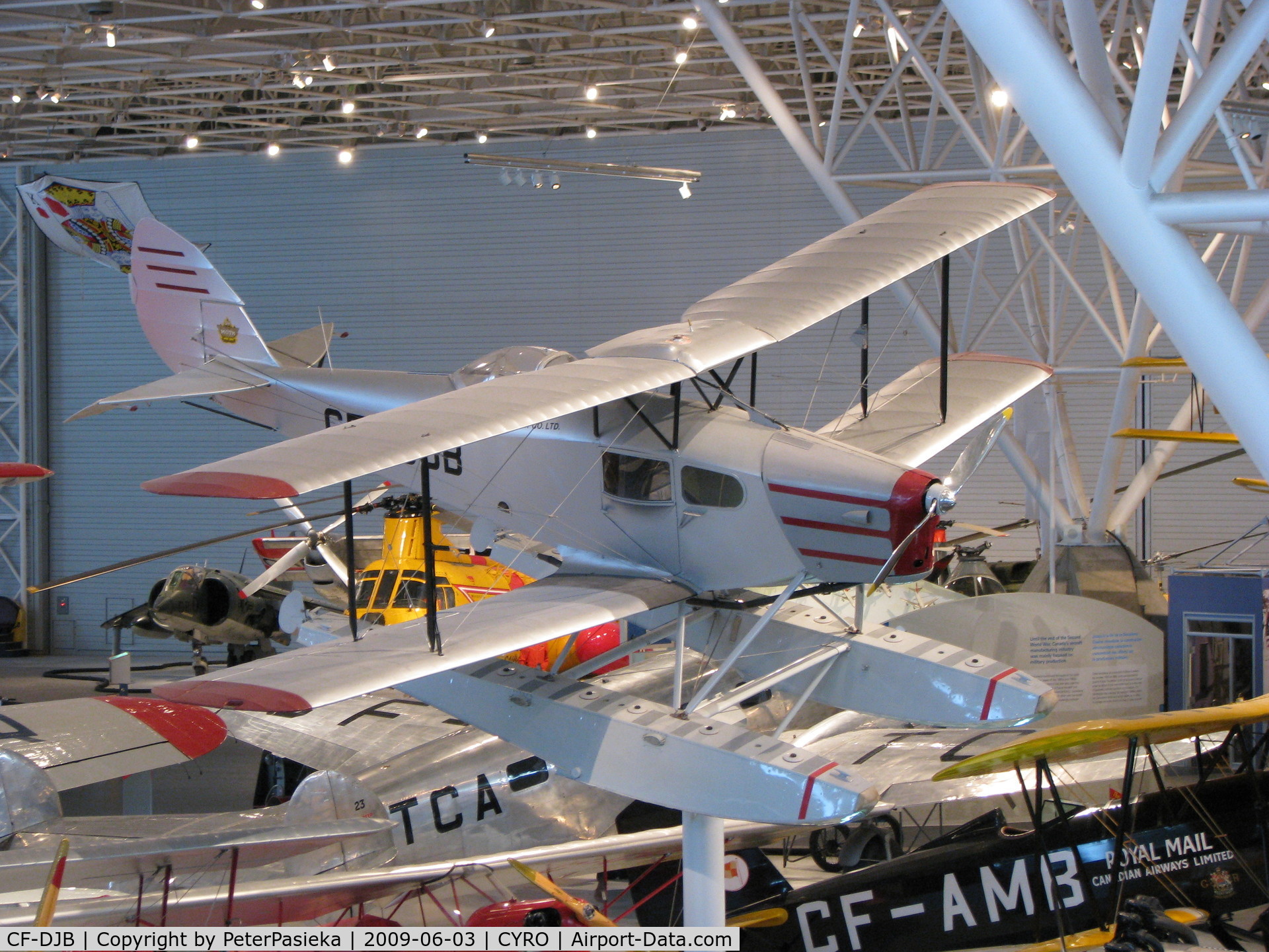 CF-DJB, 1947 De Havilland DH.83 Fox Moth C/N FM28/2, @ Canada Aviation Museum in Ottawa