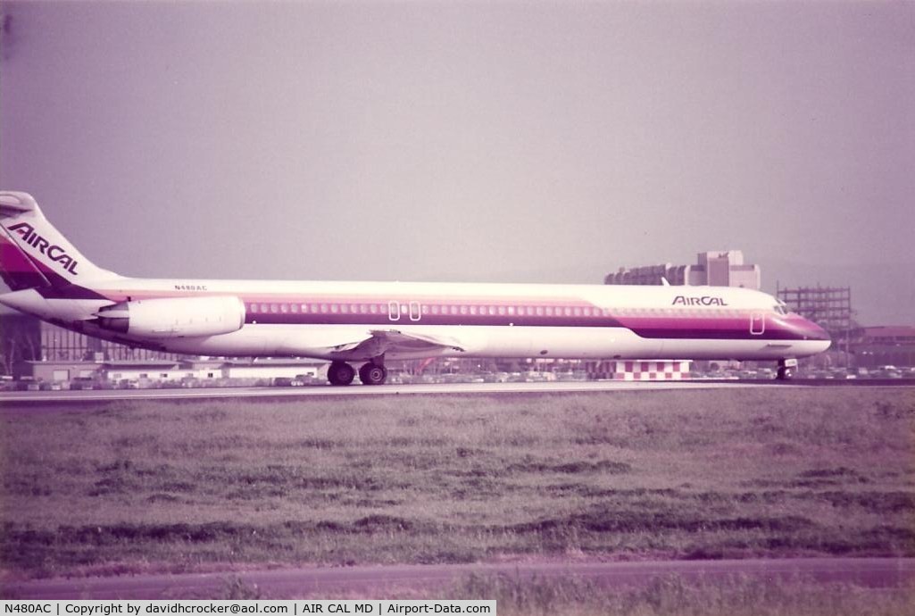 N480AC, 1981 McDonnell Douglas MD-81 (DC-9-81) C/N 48008, davidhcrocker