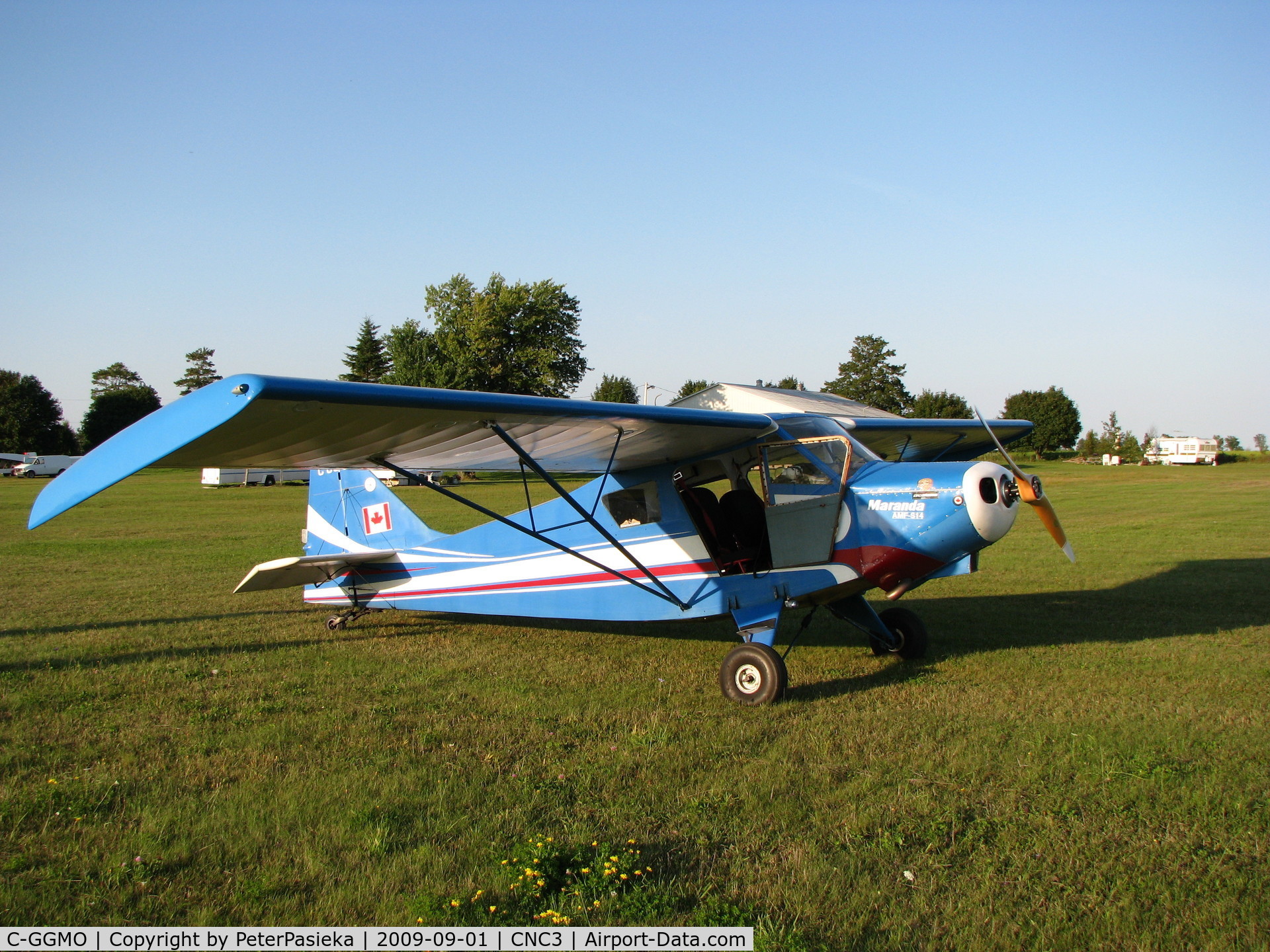 C-GGMO, 1978 Falconar AMF-S14 Maranda C/N 283, Visiting friends at a gliding club