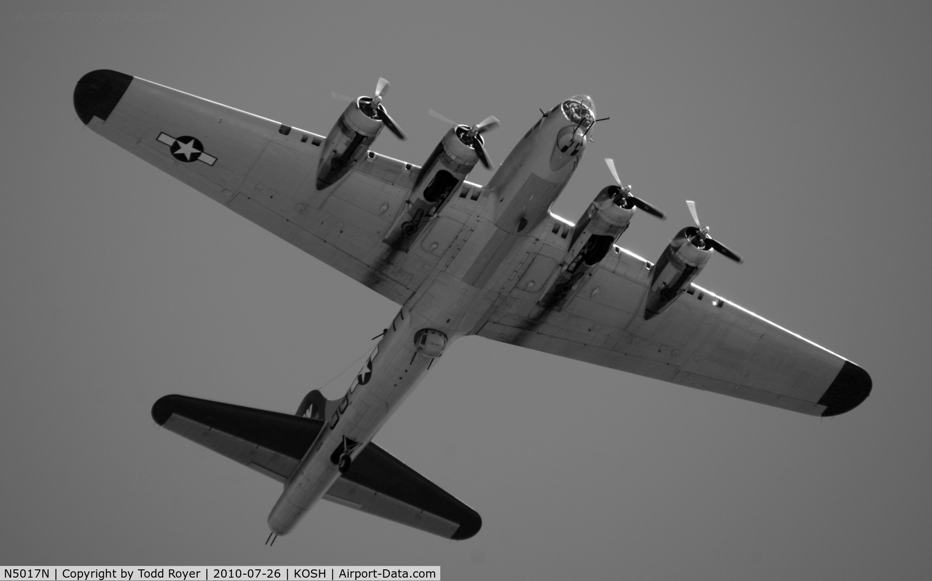 N5017N, 1944 Lockheed/Vega (Boeing) B-17G-105-VE Flying Fortress C/N 8649, EAA AIRVENTURE 2010