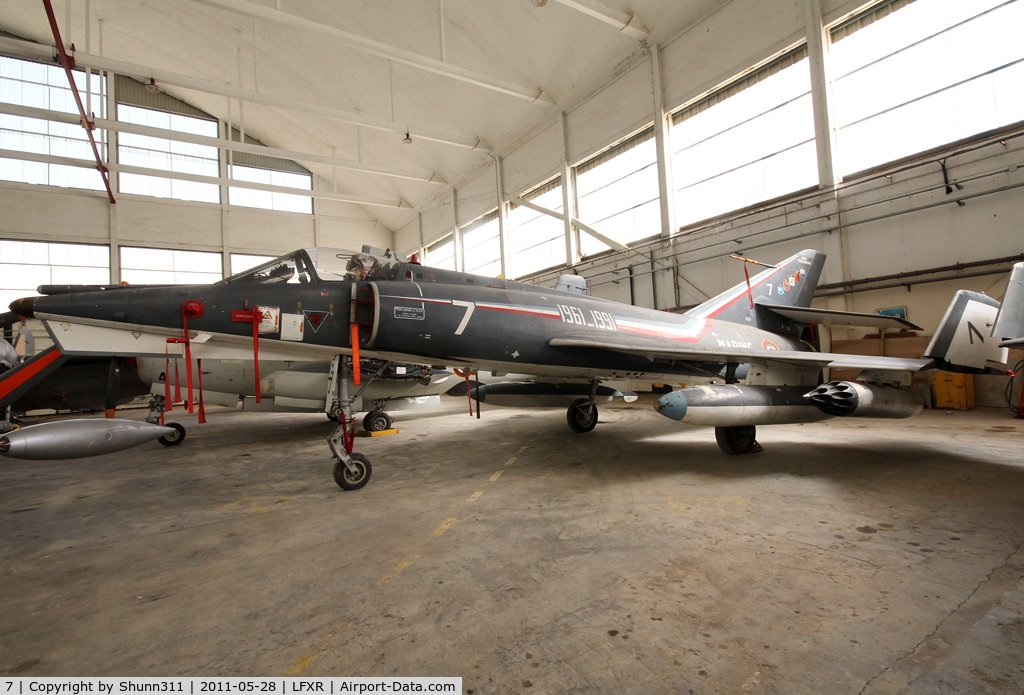 7, Dassault Etendard IV.M C/N 7, Preserved inside Museum...