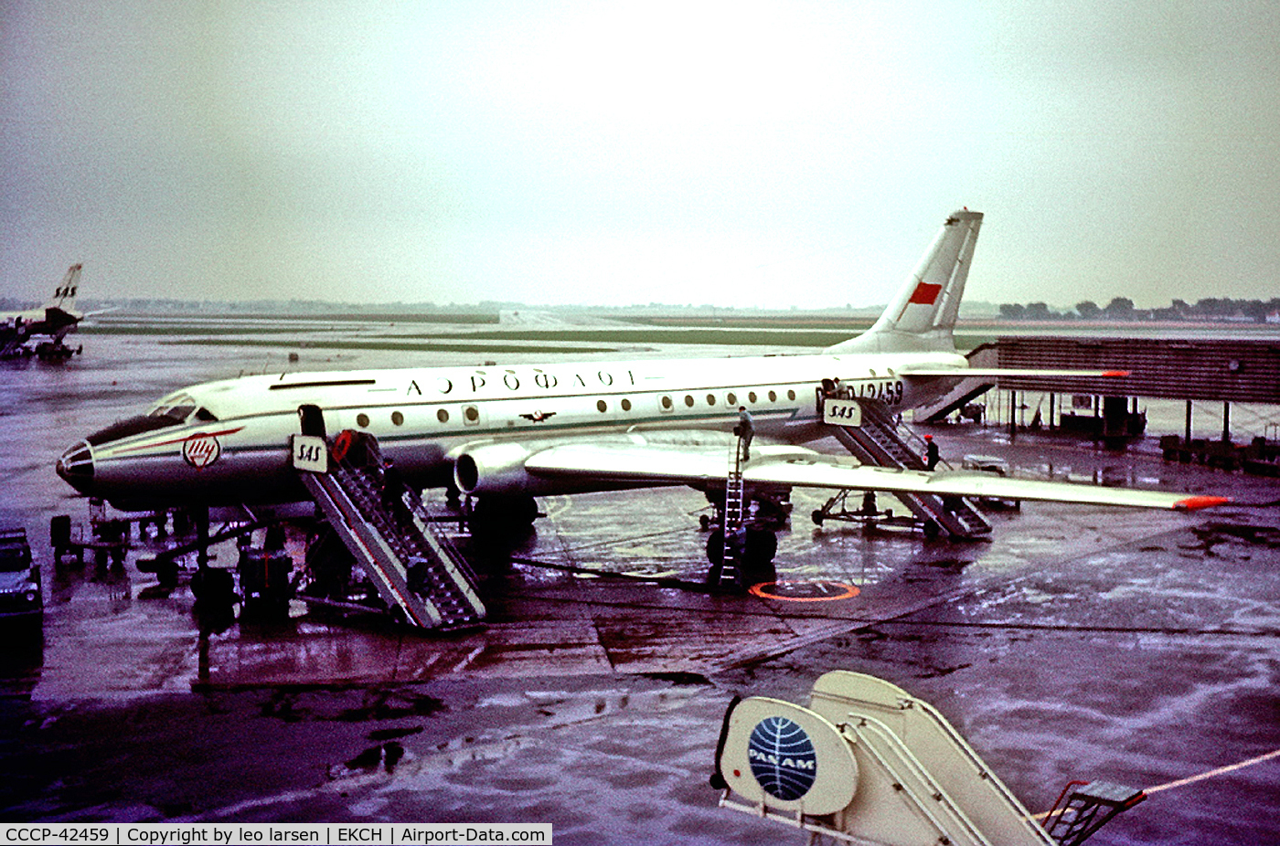CCCP-42459, 1960 Tupolev Tu-104A C/N 06601901, Copenhagen Kastrup 31.8.66