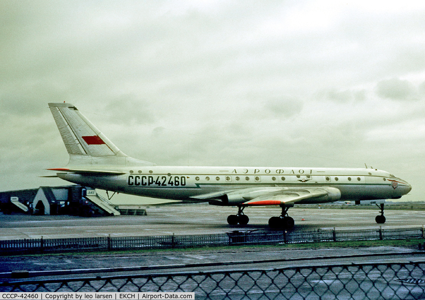 CCCP-42460, 1960 Tupolev Tu-104A C/N 06601902, Copenhagen Kastrup 28.10.67