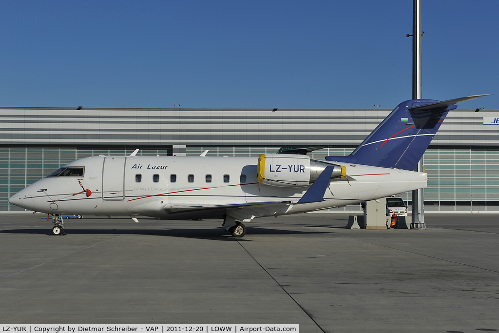 LZ-YUR, 2005 Bombardier Challenger 604 (CL-600-2B16) C/N 5625, Air Lazur CL600
