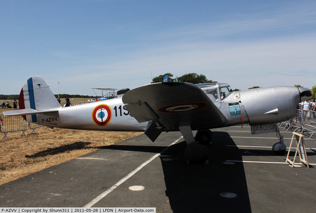 F-AZVV, 1959 Nord 1101 Noralpha C/N 15, Used as a static aircraft during Rochefort Open Day...