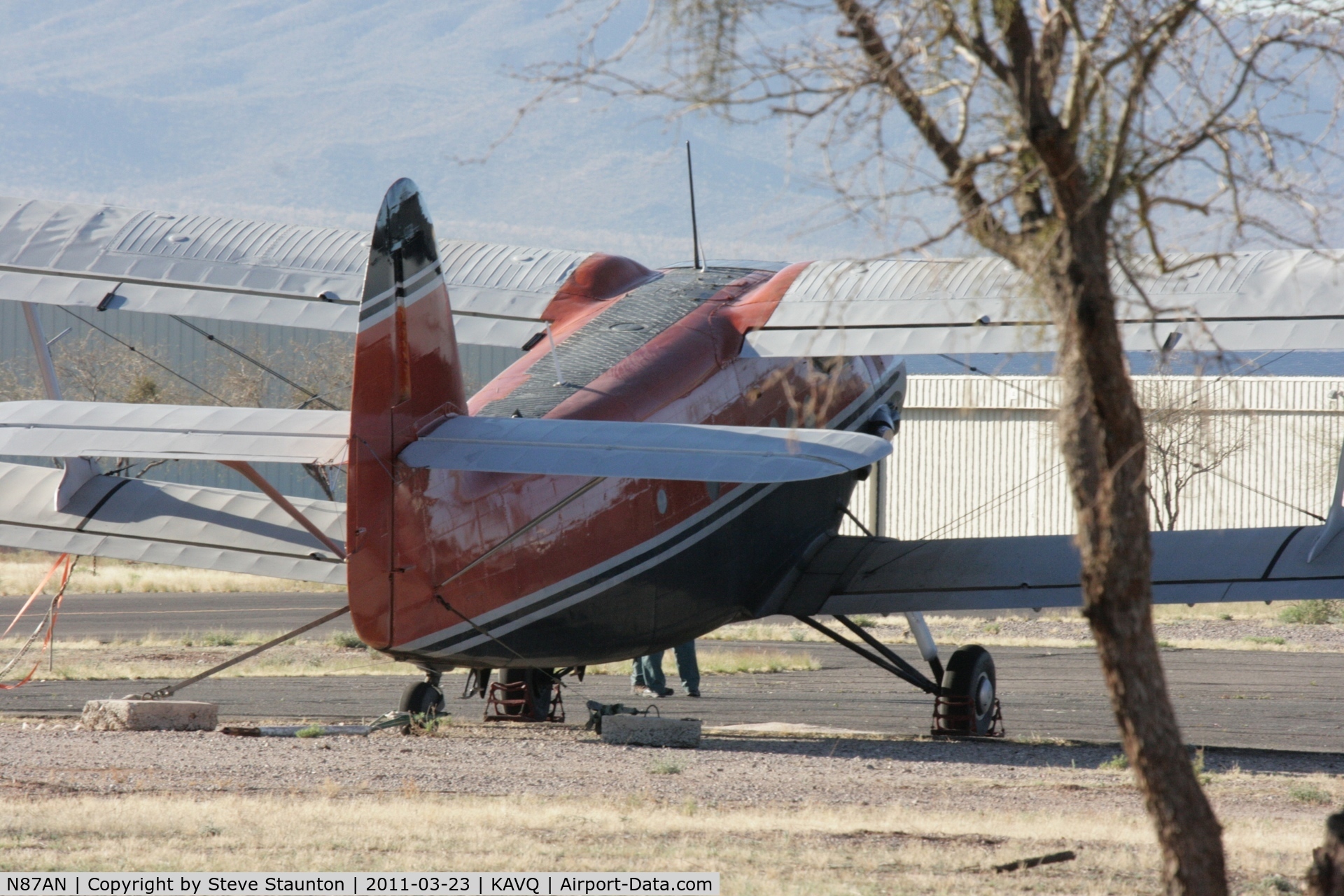 N87AN, 1987 PZL-Mielec AN-2 C/N 1G22331, Taken at Avra Valley Airport, in March 2011 whilst on an Aeroprint Aviation tour