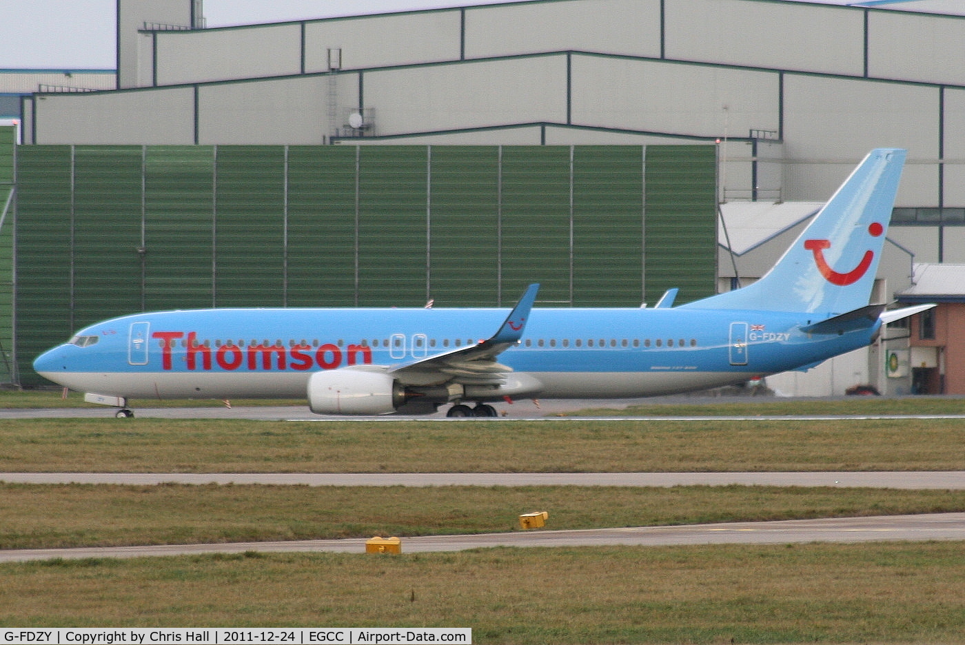 G-FDZY, 2011 Boeing 737-8K5 C/N 37261, New B737 for Thomson, delivered 23-11-2011