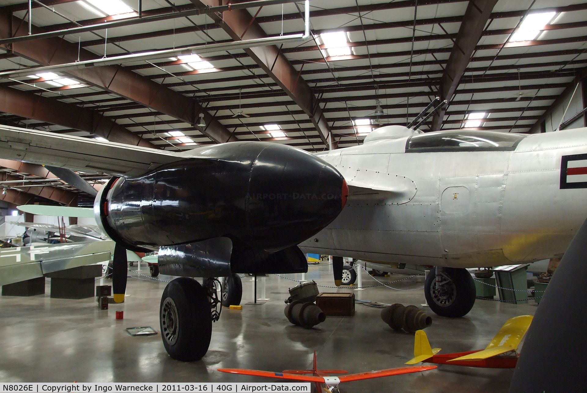 N8026E, 1944 Douglas RB-26C Invader C/N 28602, Douglas RB-26C Invader at the Planes of Fame Air Museum, Valle AZ