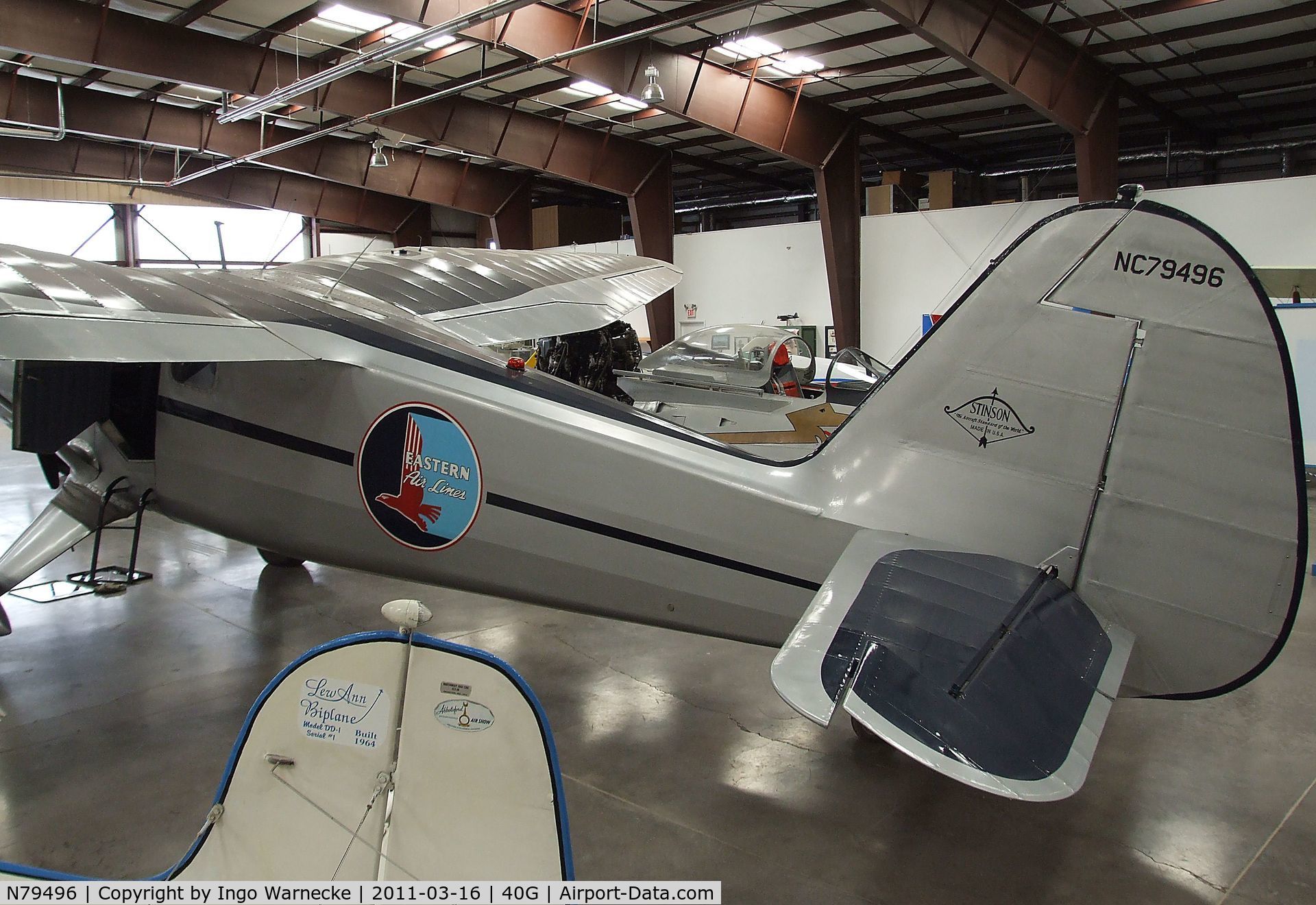 N79496, 1943 Stinson V77 Reliant C/N 77-131, Stinson V77 Reliant at the Planes of Fame Air Museum, Valle AZ