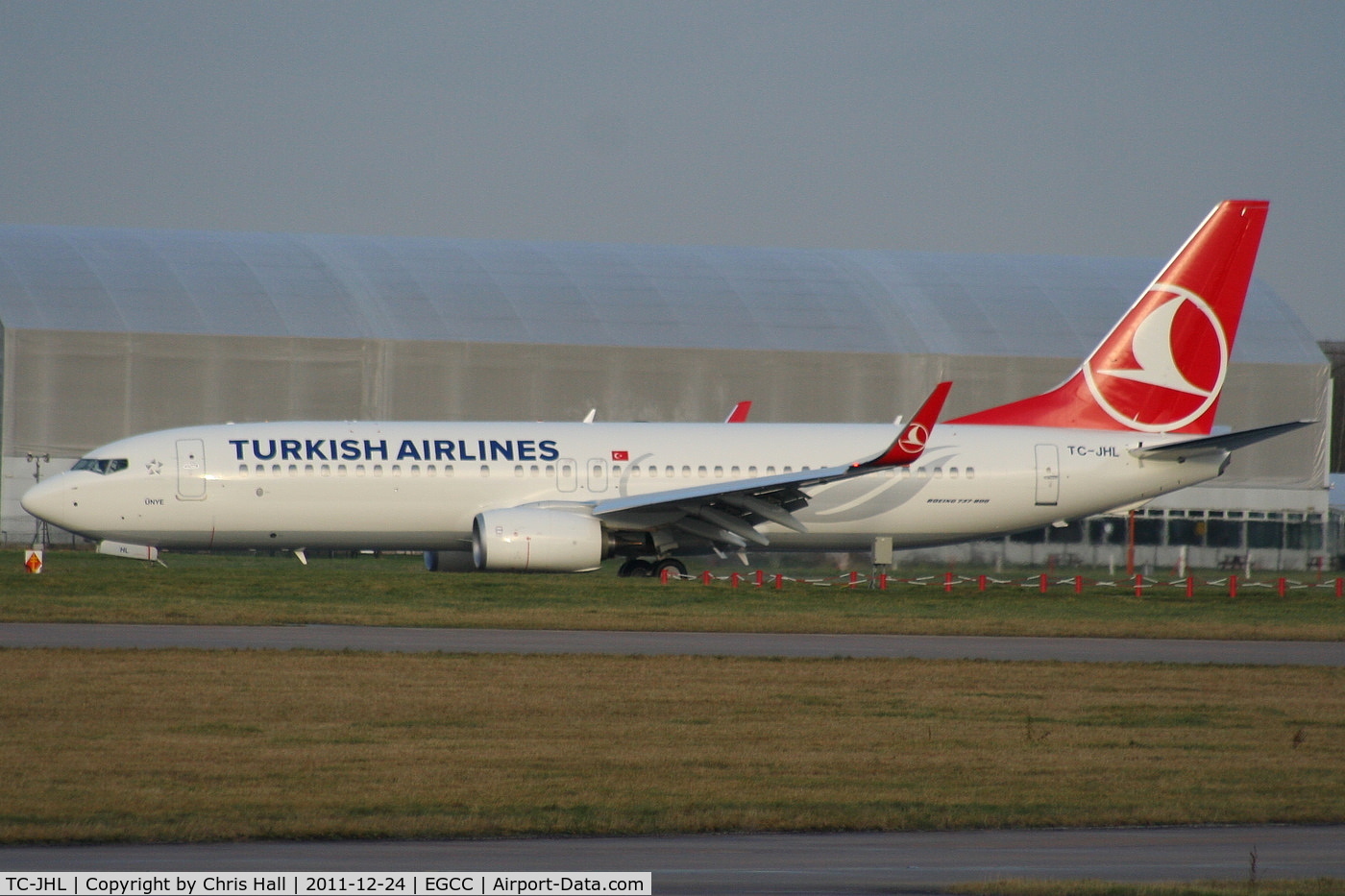 TC-JHL, 2011 Boeing 737-8F2 C/N 40976, Turkish Airlines newest Boeing 737-8F2, delivered 18-12-2011