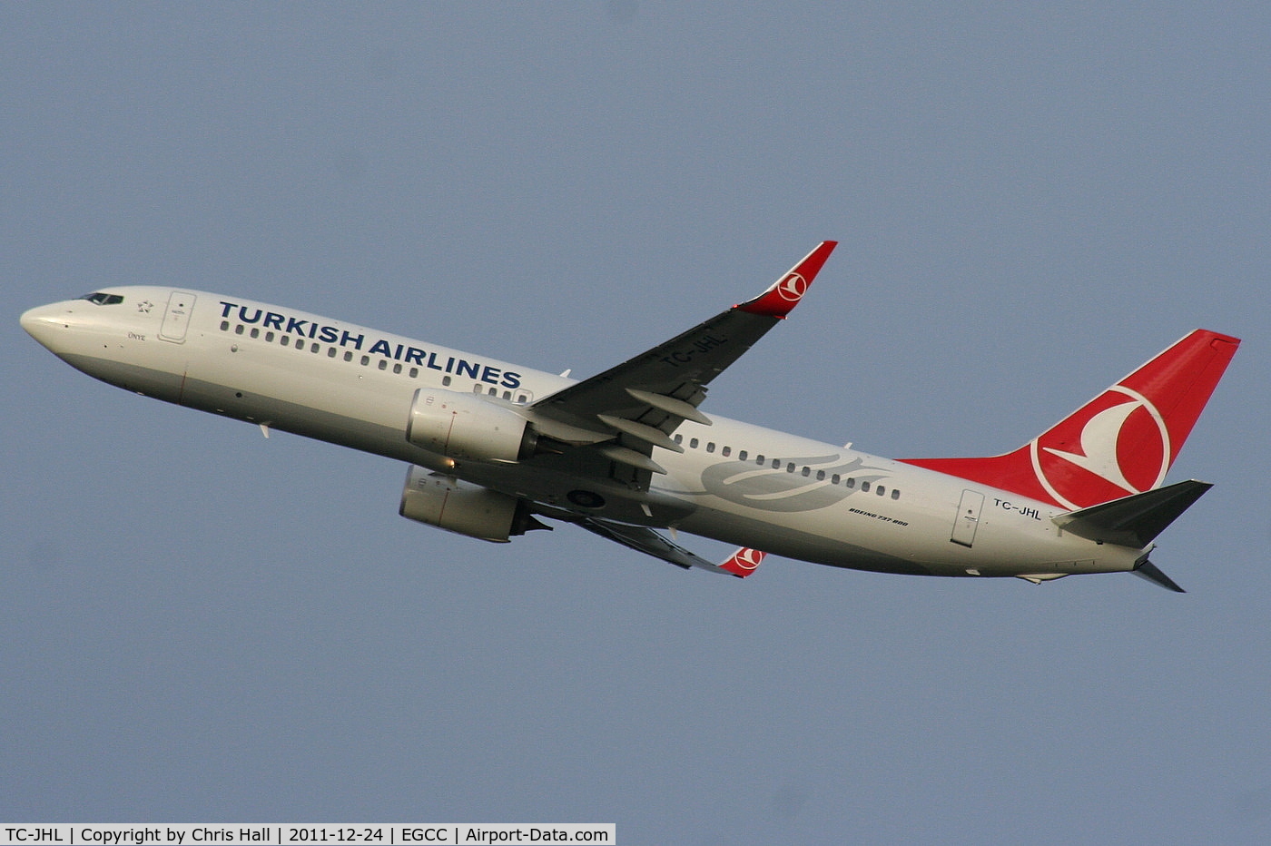 TC-JHL, 2011 Boeing 737-8F2 C/N 40976, Turkish Airlines newest Boeing 737-8F2, delivered 18-12-2011
