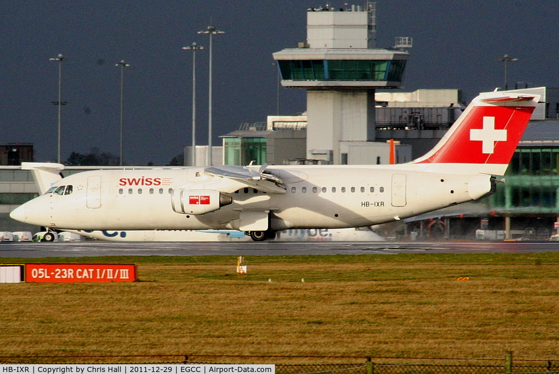 HB-IXR, 1996 British Aerospace Avro 146-RJ100 C/N E3281, Swiss European Airlines