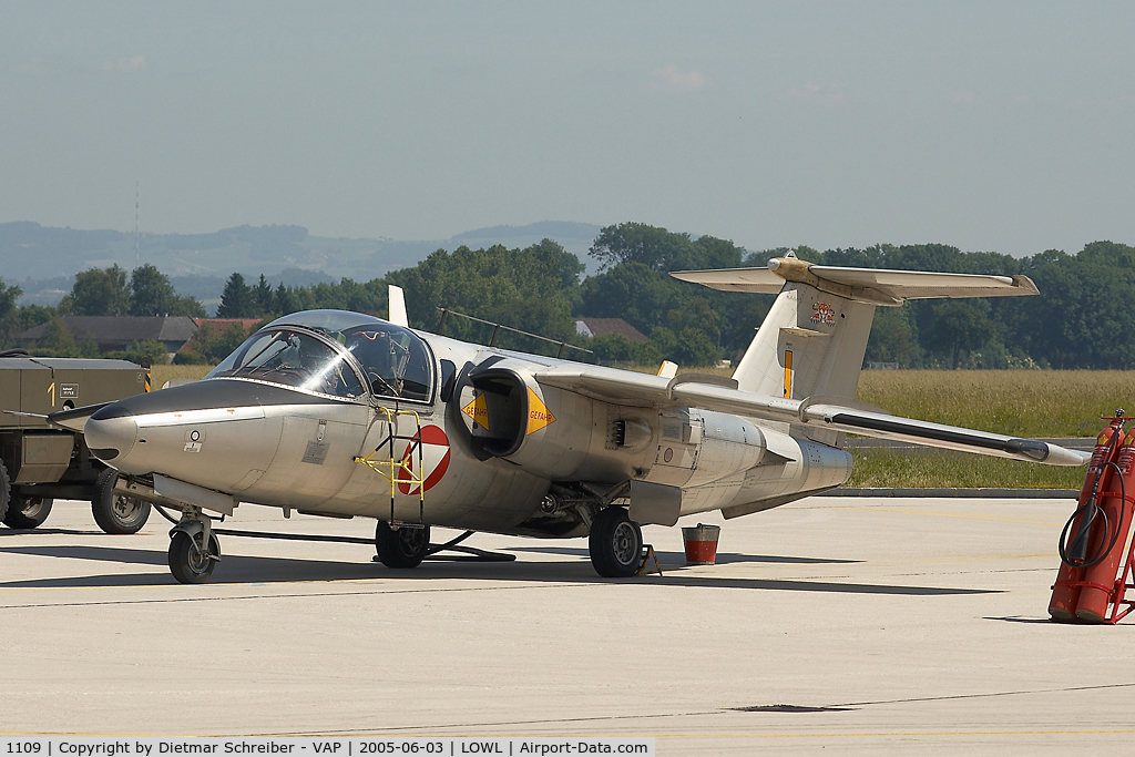 1109, Saab 105OE C/N 105409, YI-09 Saab 105 Austrian Air Force