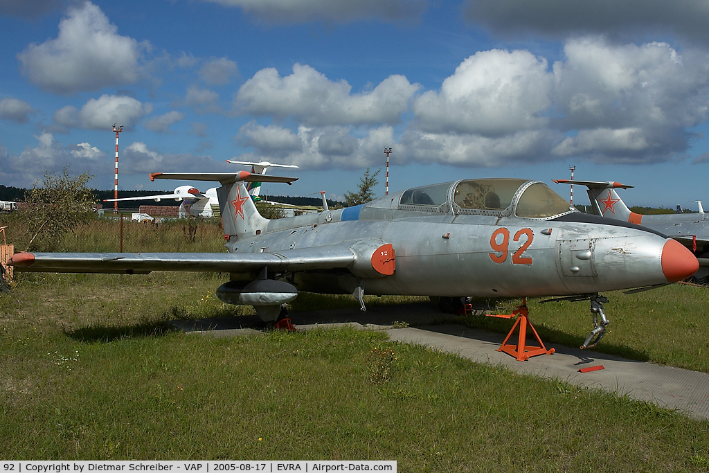 92, Aero L-29 Delfin C/N 291109, Russian Air Force Let 29
