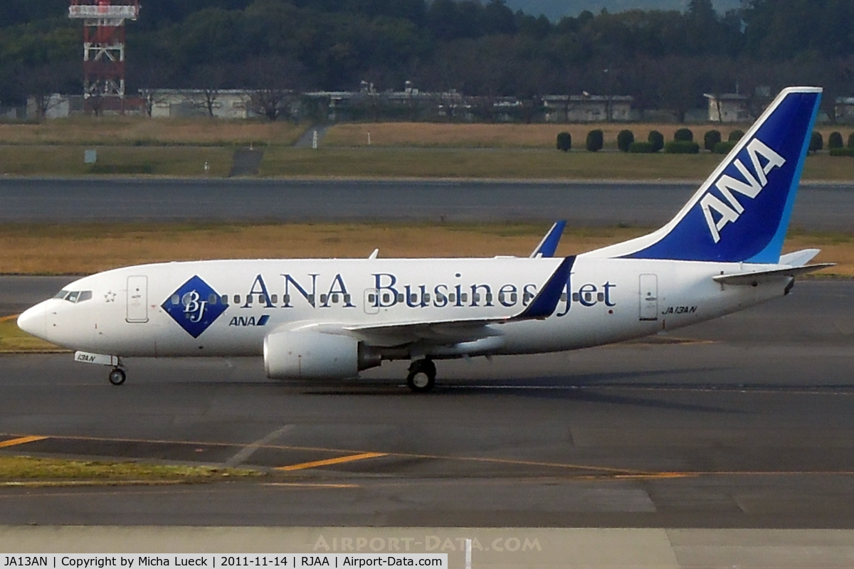 JA13AN, 2007 Boeing 737-781ER C/N 33880, At Narita