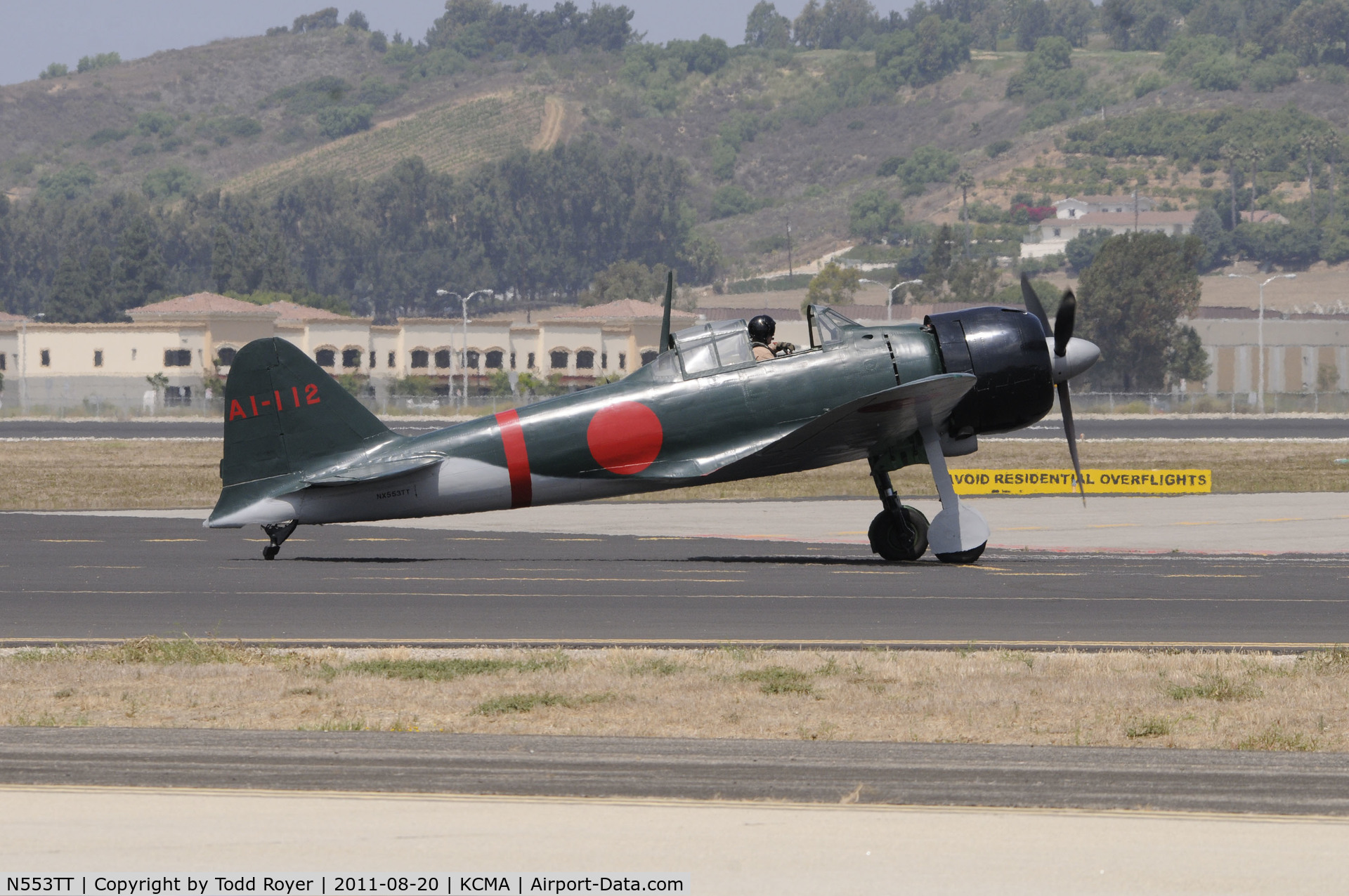 N553TT, 1942 Mitsubishi A6M3 Reisen (Zero) C/N 3858, Camarillo Airshow 2011