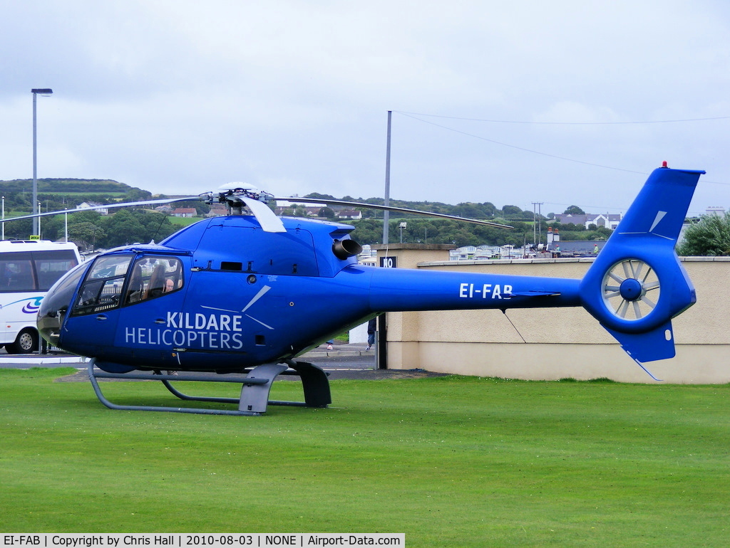 EI-FAB, 2000 Eurocopter EC-120B Colibri C/N 1155, at the Royal Portrush Golf Club, Antrim, Northern Ireland