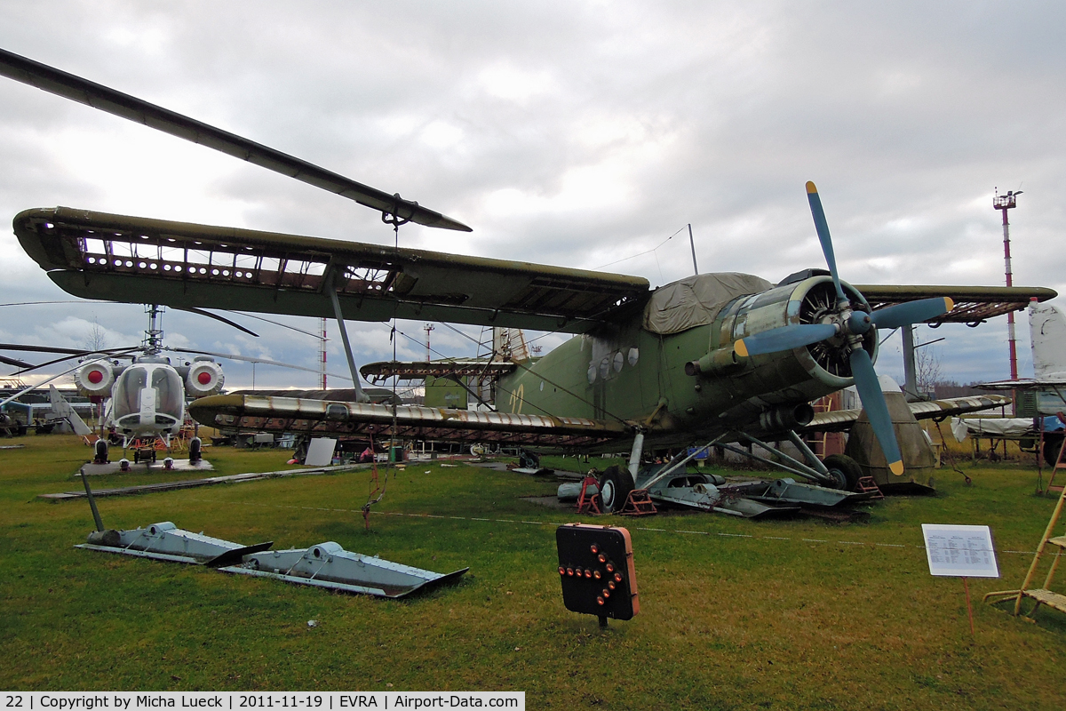 22, Antonov An-2 C/N 110507, At the Aviomuzejs, Riga