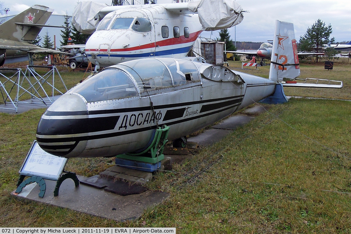 072, Aero L-13 Blanik C/N Not found 072, At the Aviomuzejs, Riga