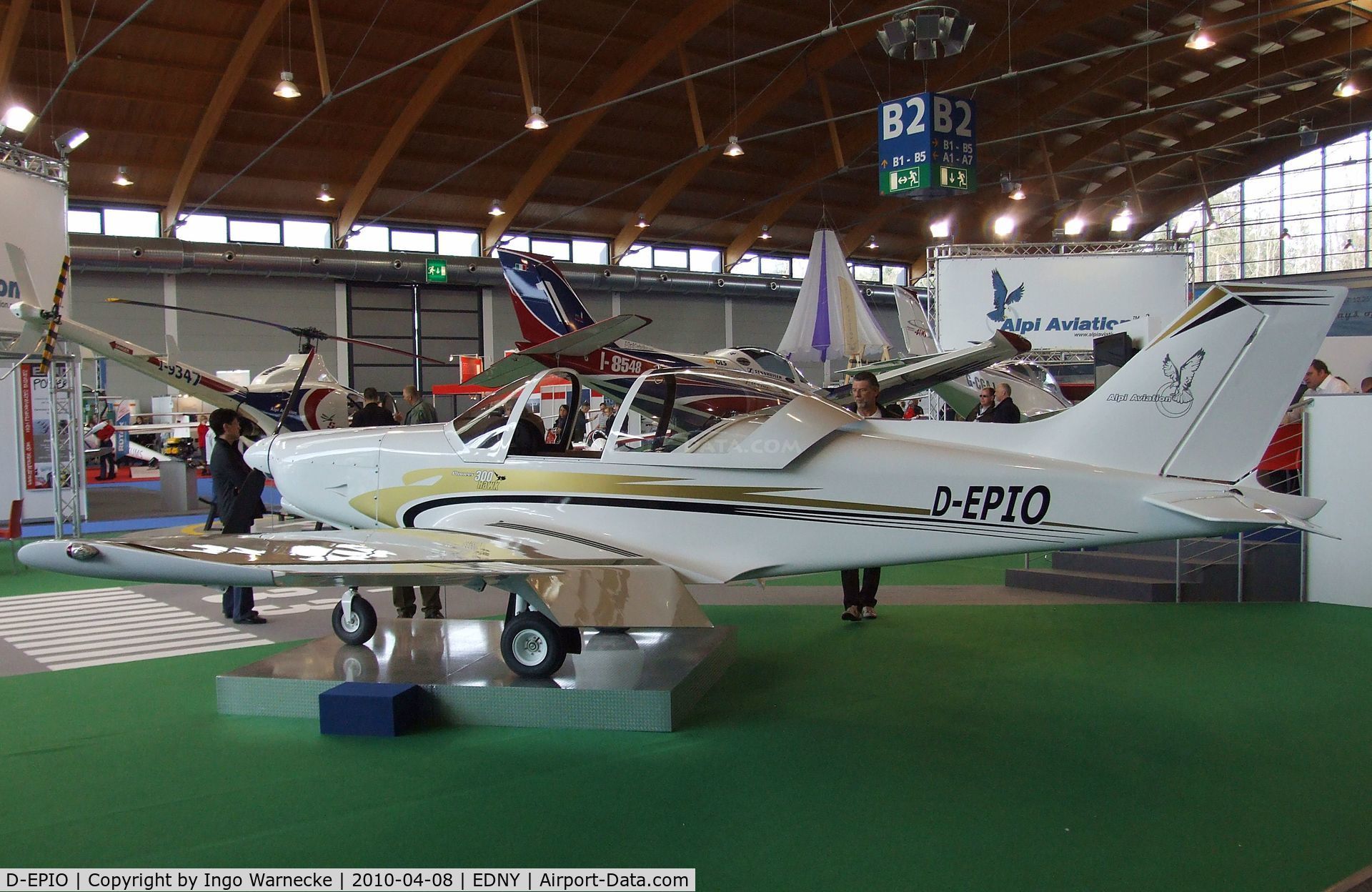 D-EPIO, Alpi Aviation Pioneer 300 Hawk C/N Not found D-EPIO, Alpi Pioneer 300 Hawk at the AERO 2010, Friedrichshafen