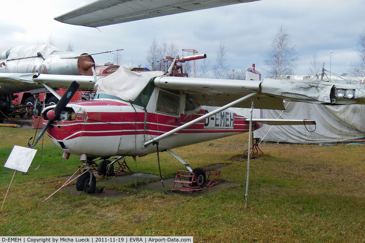 D-EMEH, Cessna 150A C/N 15059081, At the Aviomuzejs, Riga