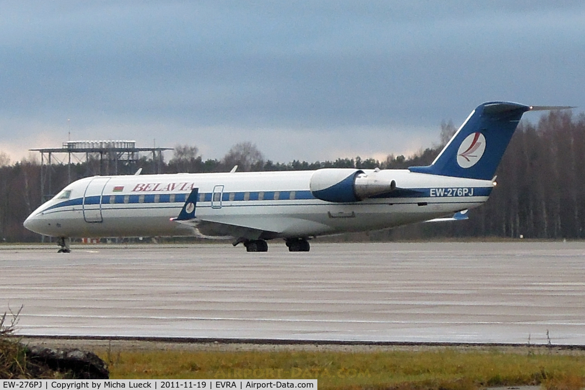 EW-276PJ, 2003 Bombardier CRJ-200ER (CL-600-2B19) C/N 7799, At Riga