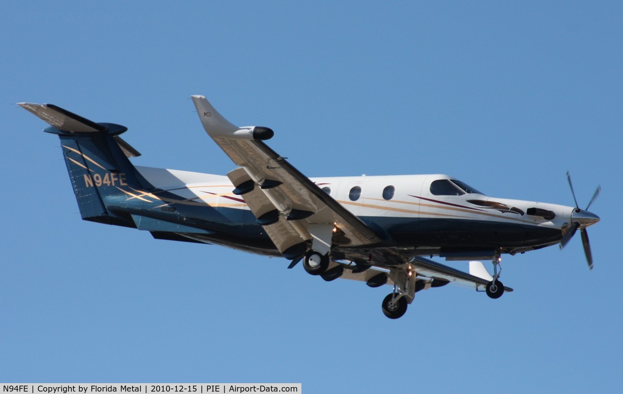 N94FE, 1996 Pilatus PC-12/45 C/N 150, PC-12 doing touch and goes at PIE