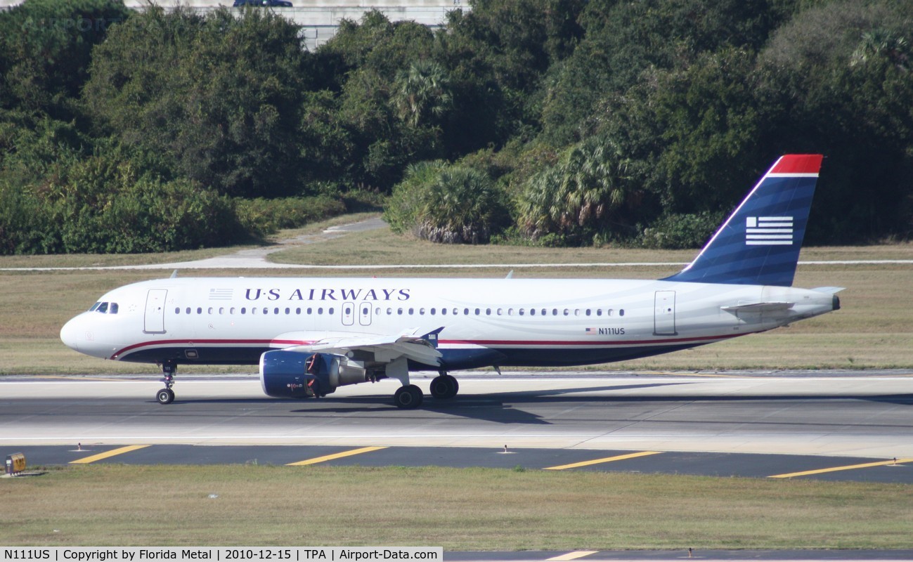 N111US, 1999 Airbus A320-214 C/N 1114, US Airways A320