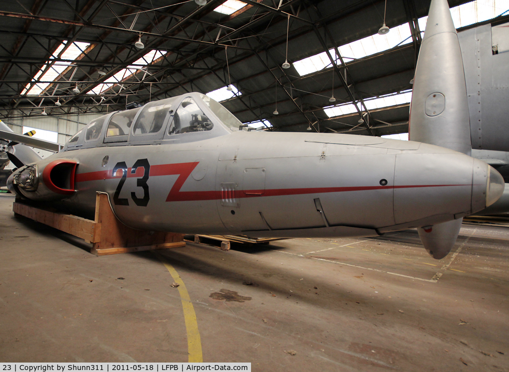 23, Fouga CM-175 Zephyr C/N 23, Stored at Dugny...