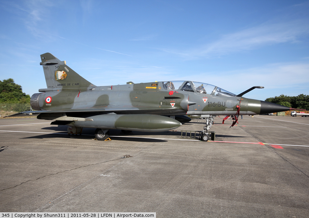 345, Dassault Mirage 2000N C/N 345, Seen during Rochefort Open Day...