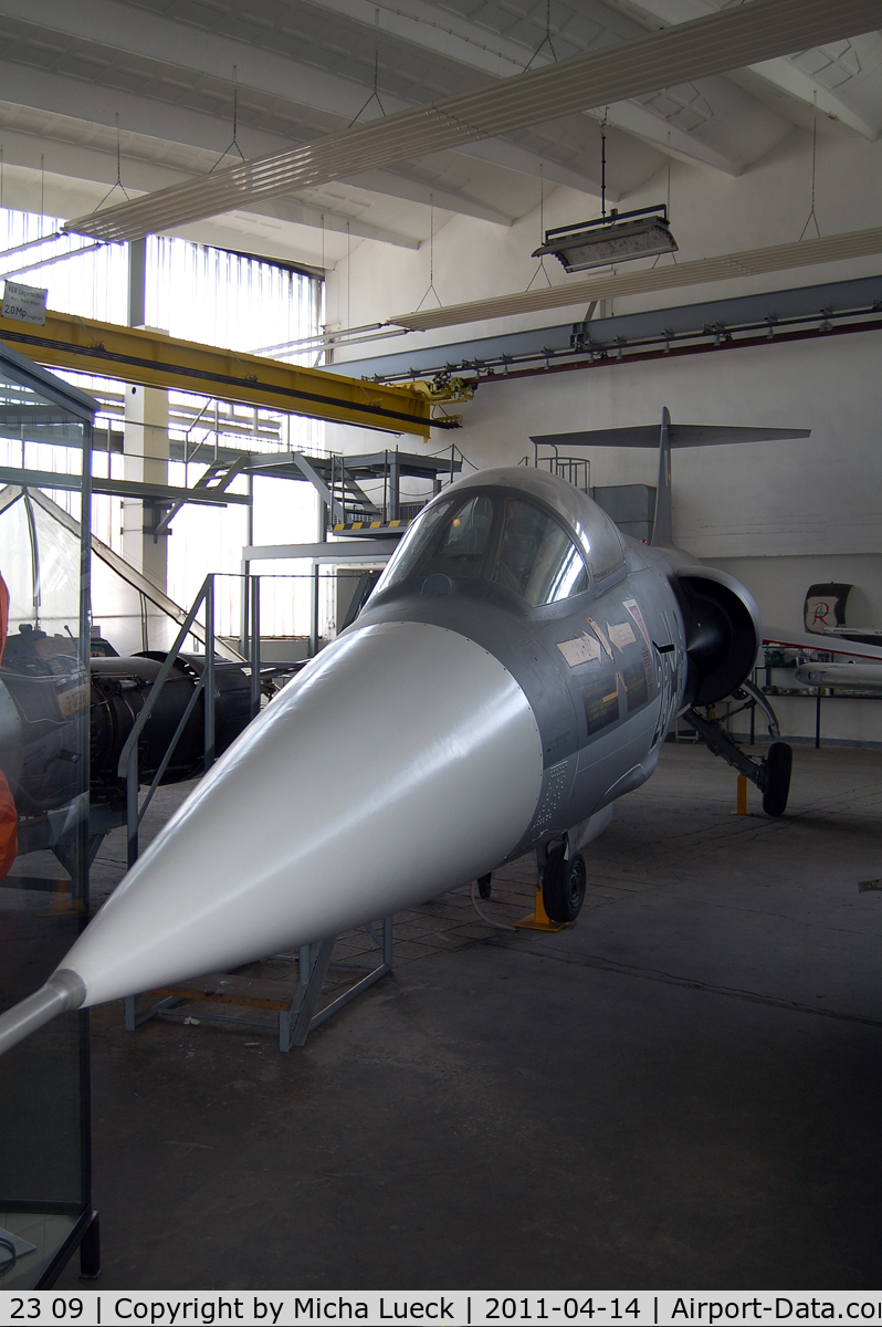 23 09, Lockheed F-104G Starfighter C/N 683-7192, Museum für Luftfahrt und Technik, Wernigerode, Germany