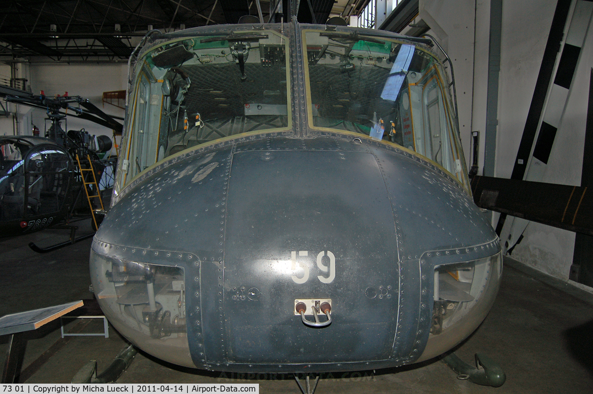 73 01, Bell (Dornier) UH-1D Iroquois (205) C/N 8421, Museum für Luftfahrt und Technik, Wernigerode, Germany