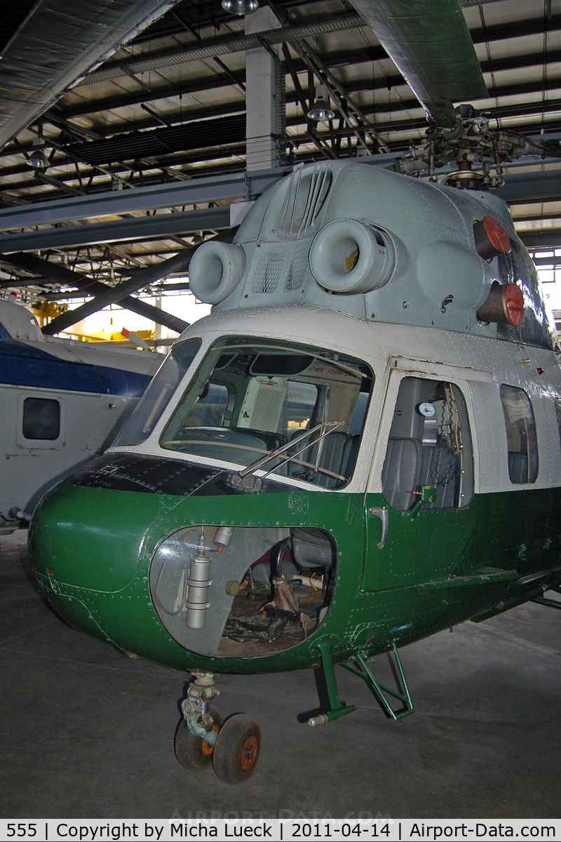 555, Mil (PZL-Swidnik) Mi-2U C/N 543620074, Museum für Luftfahrt und Technik, Wernigerode, Germany