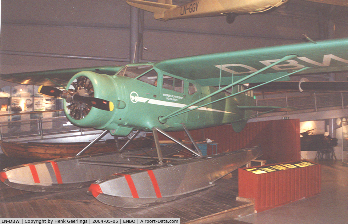 LN-DBW, 1948 Hønningstad C-5 Polar C/N 001, Norwegian Aviation Museum , Bodo