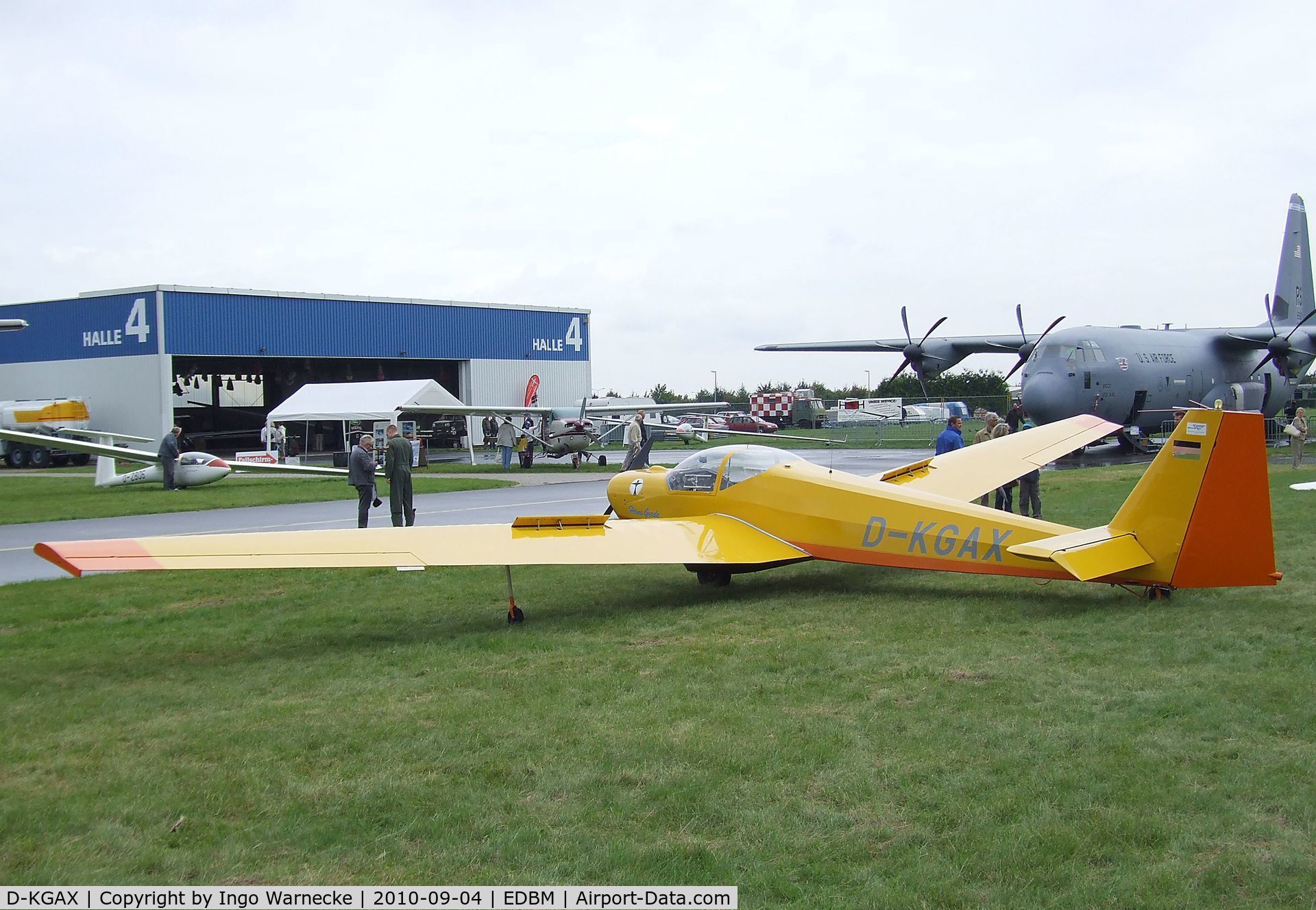 D-KGAX, Scheibe SF-25C Falke C/N Not found D-KGAX, Scheibe SF-25C Falke at the 2010 Air Magdeburg