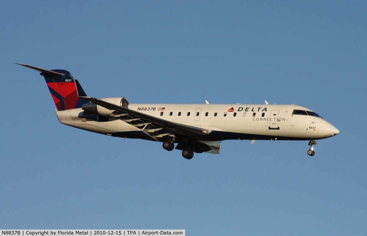 N8837B, 2003 Bombardier CRJ-200 (CL-600-2B19) C/N 7837, Pinnacle CRJ-200