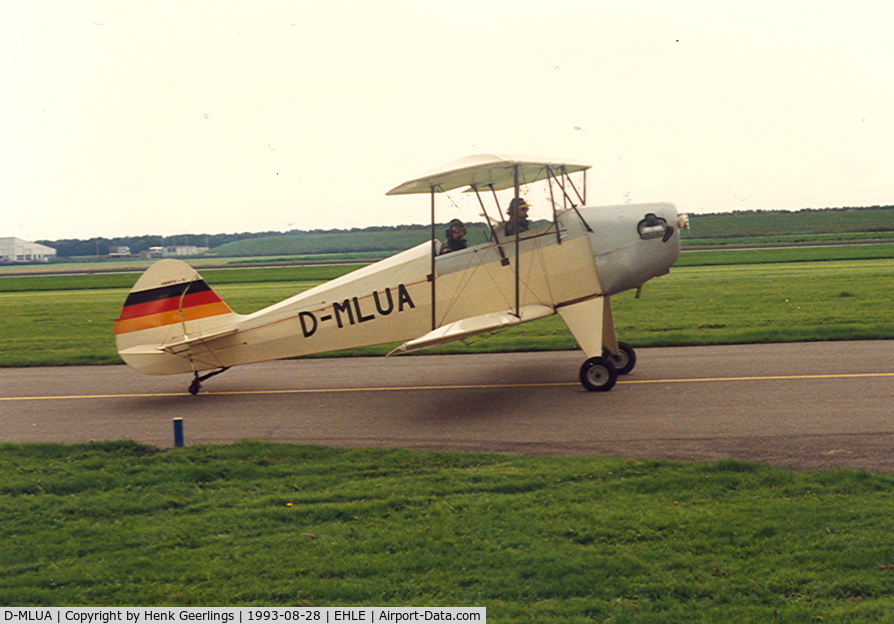 D-MLUA, Platzer Kiebitz B C/N 049, Home build biplane