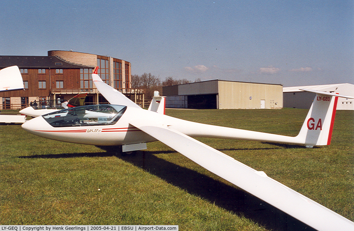 LY-GEQ, Sportine Aviacija LAK 17A C/N Not found LY-GEQ, Single seat sailplane designed by the Lituanian Aero Club (LAK)