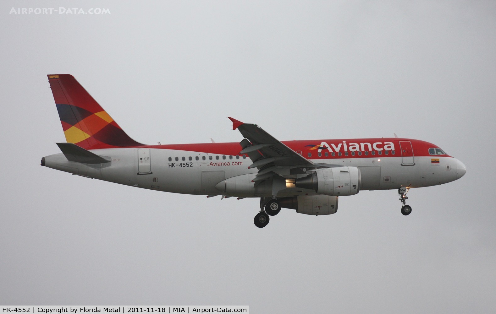 HK-4552, 2008 Airbus A319-115 C/N 3518, New Avianca A319 to database
