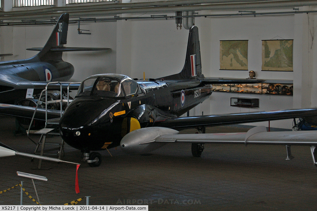 XS217, 1964 BAC P-84 Jet Provost T.4 C/N PAC/W/23894, Museum für Luftfahrt und Technik, Wernigerode, Germany