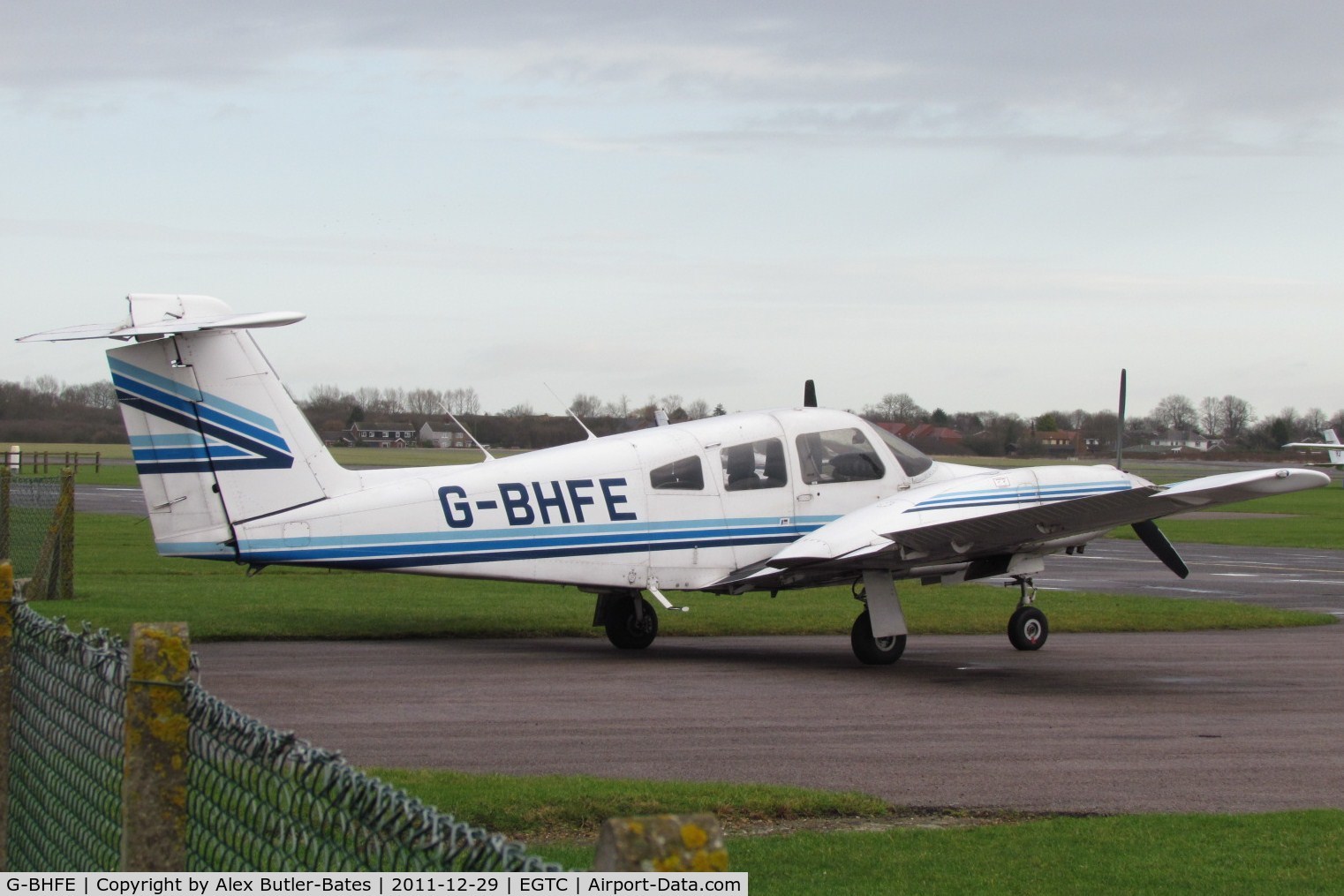G-BHFE, 1979 Piper PA-44-180 Seminole C/N 44-7995324, Parked up