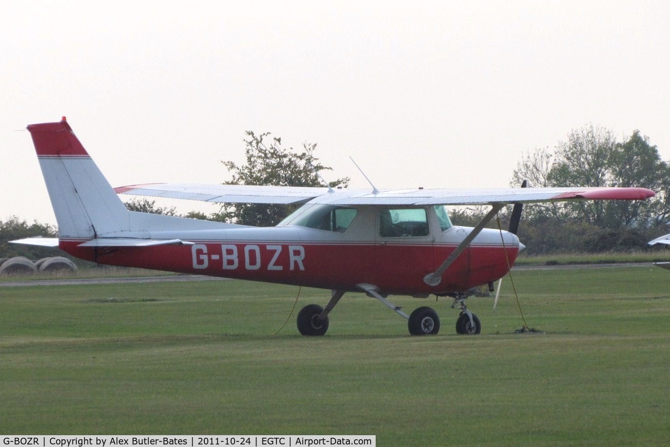 G-BOZR, 1980 Cessna 152 C/N 152-84614, Parked on the grass
