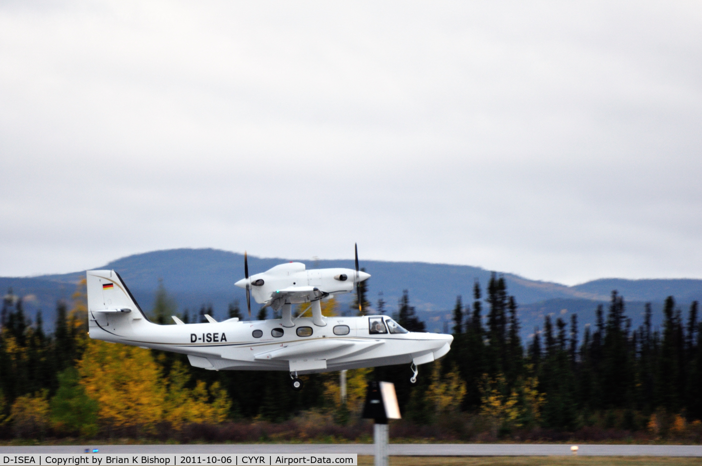 D-ISEA, 1985 Dornier CD-2 Seastar C/N 1002, Off rwy08