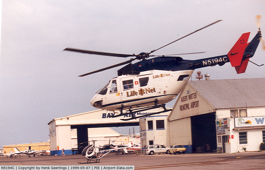 N5194C, 1989 Eurocopter-Kawasaki BK-117B-1 C/N 7169, Life Net