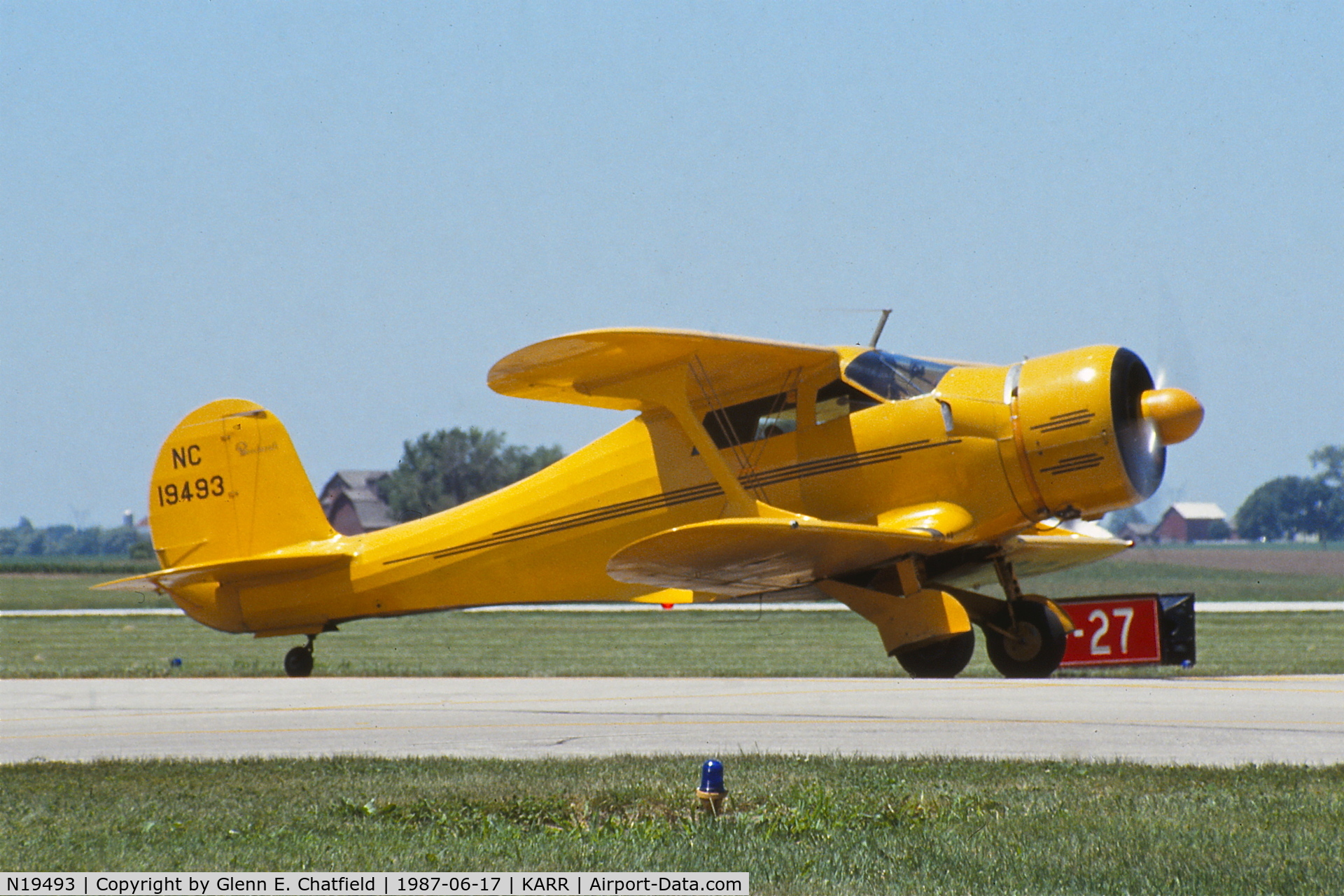 N19493, 1939 Beech D17S Staggerwing C/N 263, Just arriving