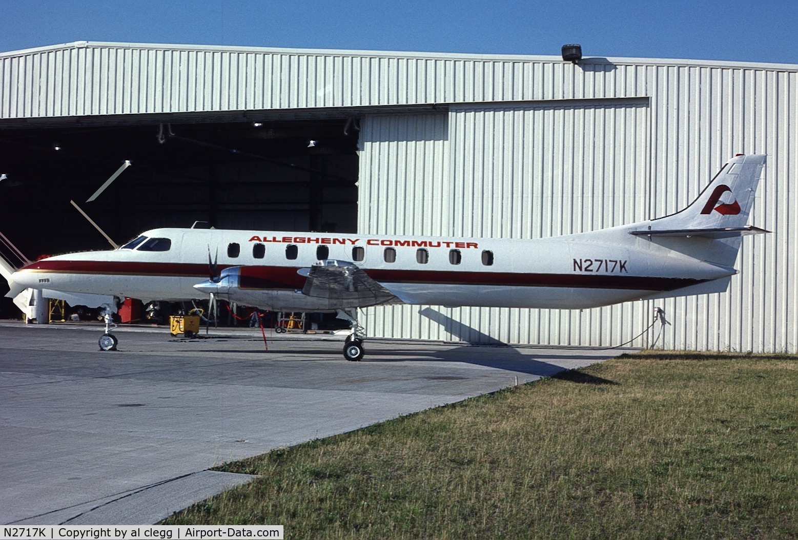 N2717K, 1988 Fairchild SA-227AC Metro III C/N AC-705, Allegheny Commuter Fairchild SA227-AC.