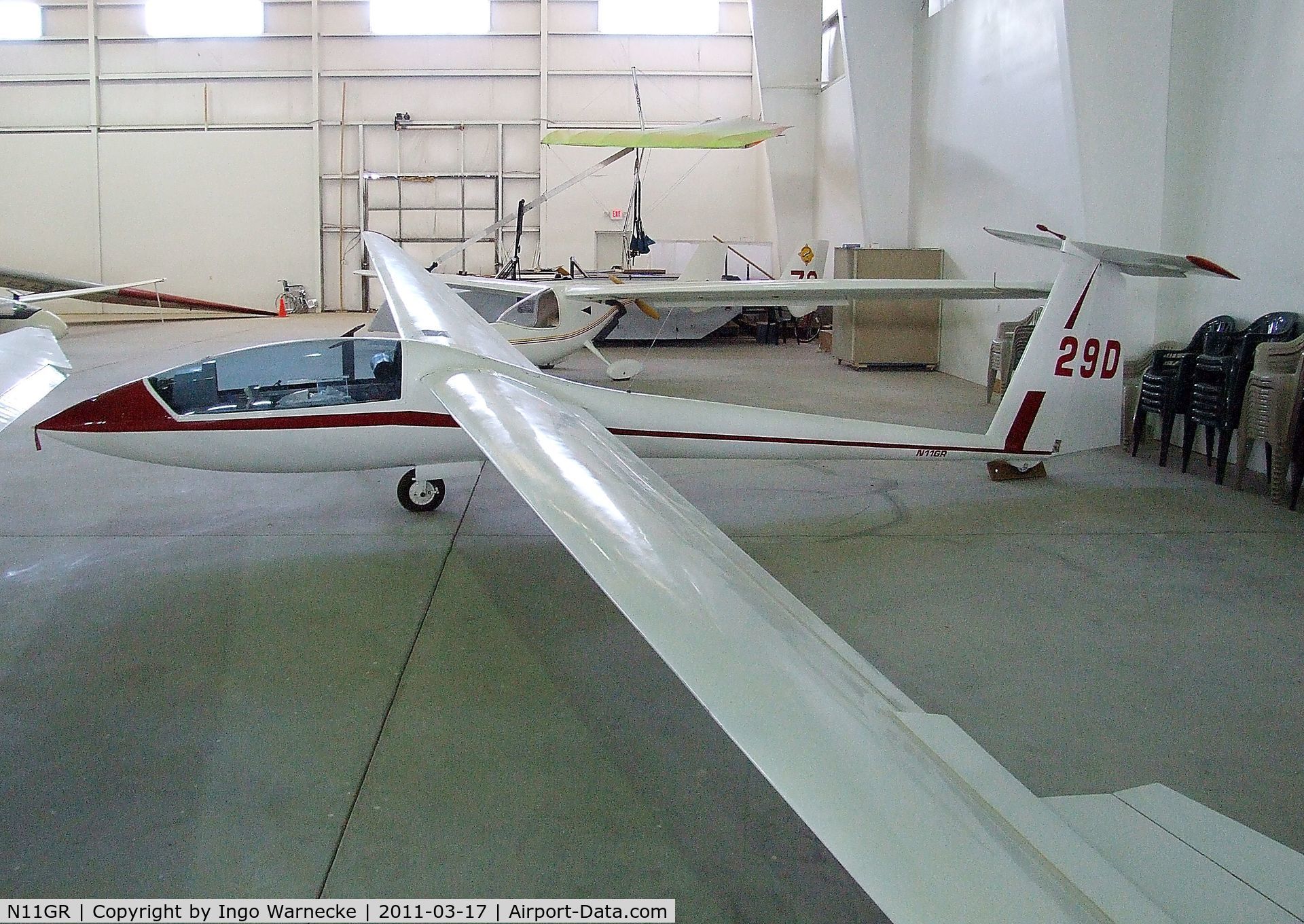 N11GR, IAR IS-29D C/N 42, I.C.A. Brasov IS-29D at the Southwest Soaring Museum, Moriarty, NM