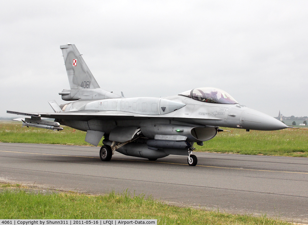 4061, 2007 General Dynamics F-16C Fighting Falcon C/N JC-22, Taxiing for a new exercice during NATO Tiger Meet 2011