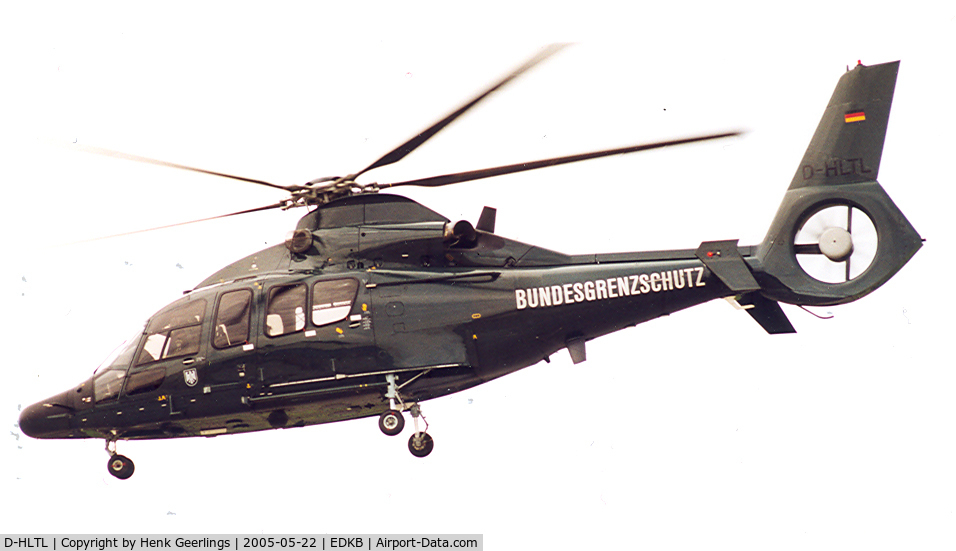 D-HLTL, Eurocopter EC-155B Dauphin IV C/N 6599, Bundesgrenzschutz 50 years - Border Patrol